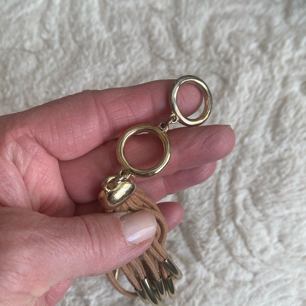 Bella & Jack Casually Elegant Gold and Tan Bracelet - Picture 8 of 9